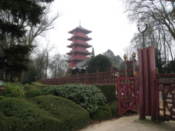 Japanese tower and gardens