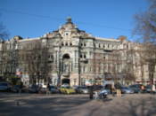 Building opposite Soborna Square