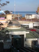 Cable car alongside Potemkin steps