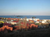 The port, seen from Shevchenko Park