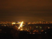 View from Slavy Square at night