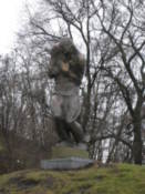 Statue near the Great Patriotic War Museum