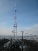 TV mast seen from the High Castle