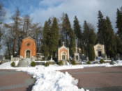 Just inside the entrance of the Lychakivskiy Cemetery