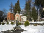Just inside the entrance of the Lychakivskiy Cemetery