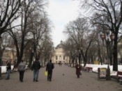 Along Prospekt Svobody