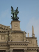 Decoration on the Lviv Theatre of Opera and Ballet