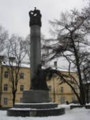 Sculpure in a park