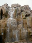 A mini recreation of the Niagra falls