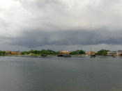 Looking accross the lake...