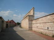 Road alongside the city wall