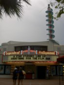 An immitation of a Hollywood theatre